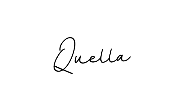 You should practise on your own different ways (BallpointsItalic-DORy9) to write your name (Quella) in signature. don't let someone else do it for you. Quella signature style 11 images and pictures png