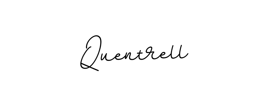 Make a beautiful signature design for name Quentrell. With this signature (BallpointsItalic-DORy9) style, you can create a handwritten signature for free. Quentrell signature style 11 images and pictures png