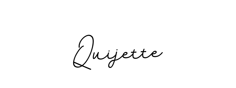 Create a beautiful signature design for name Quijette. With this signature (BallpointsItalic-DORy9) fonts, you can make a handwritten signature for free. Quijette signature style 11 images and pictures png