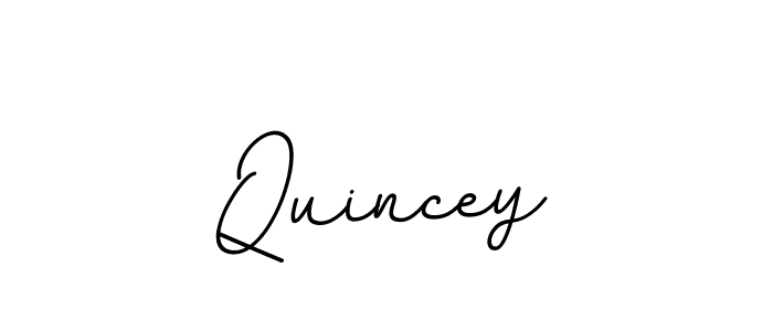 Use a signature maker to create a handwritten signature online. With this signature software, you can design (BallpointsItalic-DORy9) your own signature for name Quincey. Quincey signature style 11 images and pictures png