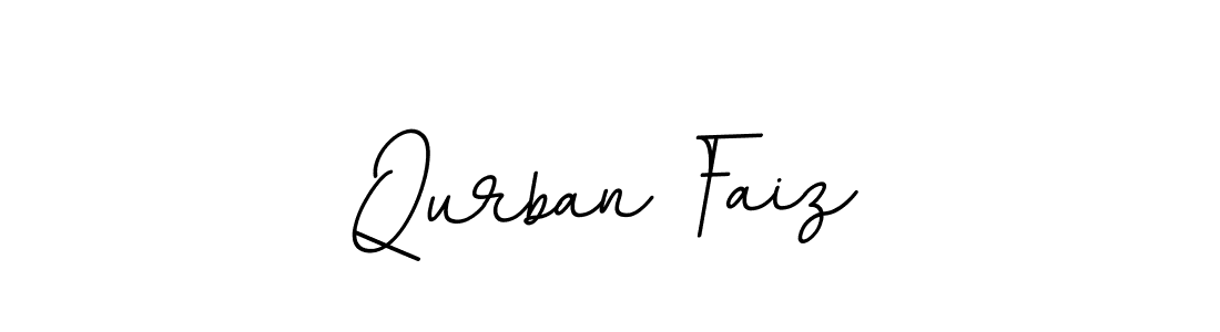 Make a beautiful signature design for name Qurban Faiz. With this signature (BallpointsItalic-DORy9) style, you can create a handwritten signature for free. Qurban Faiz signature style 11 images and pictures png