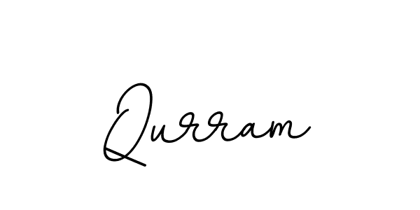 Qurram stylish signature style. Best Handwritten Sign (BallpointsItalic-DORy9) for my name. Handwritten Signature Collection Ideas for my name Qurram. Qurram signature style 11 images and pictures png