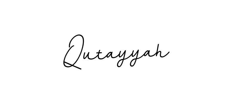 It looks lik you need a new signature style for name Qutayyah. Design unique handwritten (BallpointsItalic-DORy9) signature with our free signature maker in just a few clicks. Qutayyah signature style 11 images and pictures png