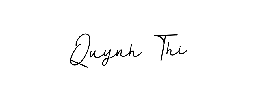 The best way (BallpointsItalic-DORy9) to make a short signature is to pick only two or three words in your name. The name Quynh Thi include a total of six letters. For converting this name. Quynh Thi signature style 11 images and pictures png