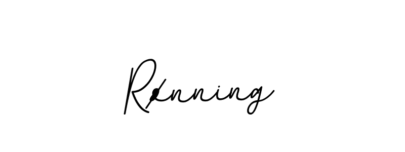 How to make Rønning name signature. Use BallpointsItalic-DORy9 style for creating short signs online. This is the latest handwritten sign. Rønning signature style 11 images and pictures png