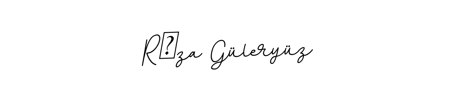 Create a beautiful signature design for name Rıza Güleryüz. With this signature (BallpointsItalic-DORy9) fonts, you can make a handwritten signature for free. Rıza Güleryüz signature style 11 images and pictures png