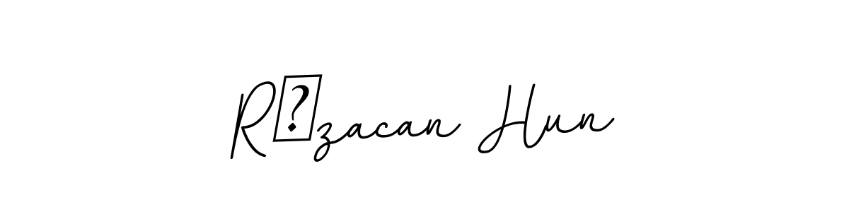 It looks lik you need a new signature style for name Rızacan Hun. Design unique handwritten (BallpointsItalic-DORy9) signature with our free signature maker in just a few clicks. Rızacan Hun signature style 11 images and pictures png
