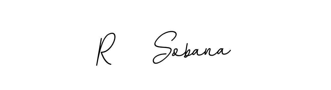 How to make R    Sobana name signature. Use BallpointsItalic-DORy9 style for creating short signs online. This is the latest handwritten sign. R    Sobana signature style 11 images and pictures png