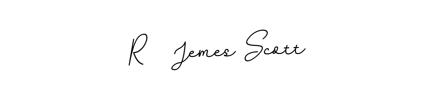 Also we have R   Jemes Scott name is the best signature style. Create professional handwritten signature collection using BallpointsItalic-DORy9 autograph style. R   Jemes Scott signature style 11 images and pictures png