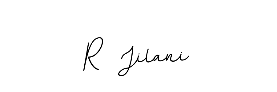 Make a beautiful signature design for name R  Jilani. Use this online signature maker to create a handwritten signature for free. R  Jilani signature style 11 images and pictures png