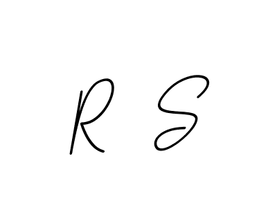 Make a beautiful signature design for name R  S. With this signature (BallpointsItalic-DORy9) style, you can create a handwritten signature for free. R  S signature style 11 images and pictures png