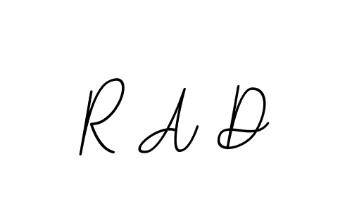 R A D stylish signature style. Best Handwritten Sign (BallpointsItalic-DORy9) for my name. Handwritten Signature Collection Ideas for my name R A D. R A D signature style 11 images and pictures png