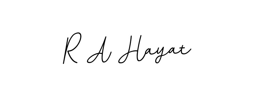 It looks lik you need a new signature style for name R A Hayat. Design unique handwritten (BallpointsItalic-DORy9) signature with our free signature maker in just a few clicks. R A Hayat signature style 11 images and pictures png