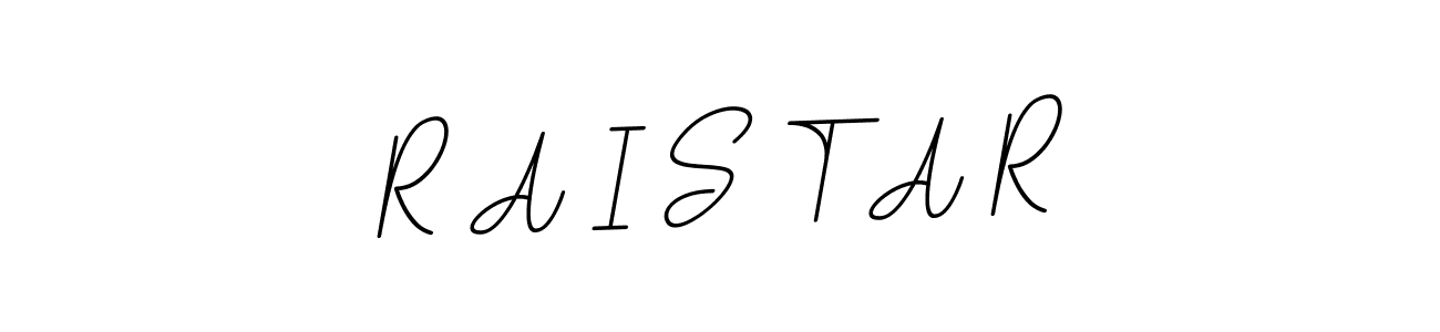 This is the best signature style for the R A I S T A R name. Also you like these signature font (BallpointsItalic-DORy9). Mix name signature. R A I S T A R signature style 11 images and pictures png