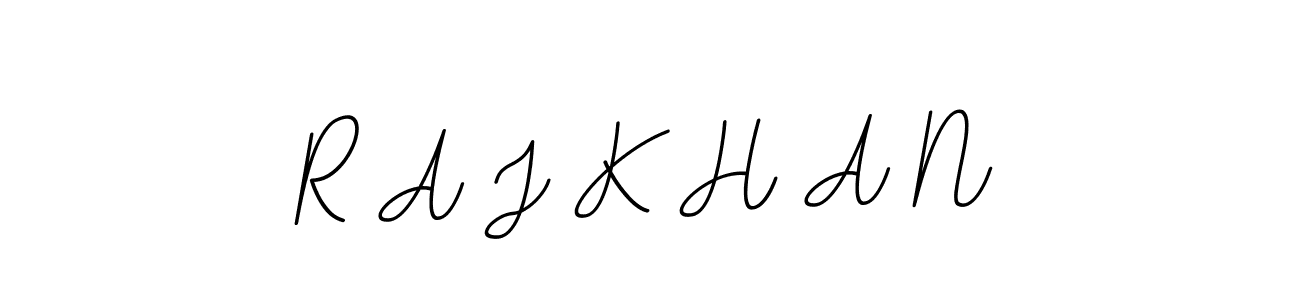 Create a beautiful signature design for name R A J K H A N. With this signature (BallpointsItalic-DORy9) fonts, you can make a handwritten signature for free. R A J K H A N signature style 11 images and pictures png