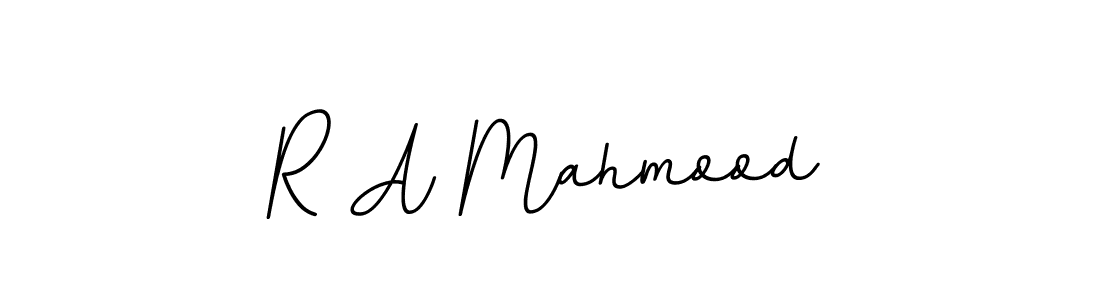 You should practise on your own different ways (BallpointsItalic-DORy9) to write your name (R A Mahmood) in signature. don't let someone else do it for you. R A Mahmood signature style 11 images and pictures png