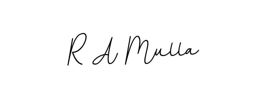 Also we have R A Mulla name is the best signature style. Create professional handwritten signature collection using BallpointsItalic-DORy9 autograph style. R A Mulla signature style 11 images and pictures png