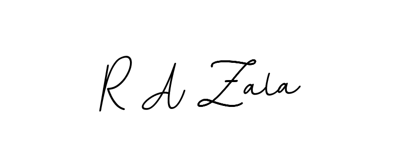 How to Draw R A Zala signature style? BallpointsItalic-DORy9 is a latest design signature styles for name R A Zala. R A Zala signature style 11 images and pictures png