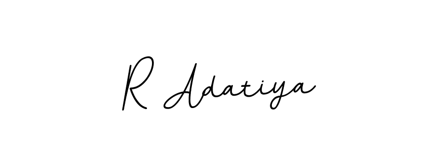 Similarly BallpointsItalic-DORy9 is the best handwritten signature design. Signature creator online .You can use it as an online autograph creator for name R Adatiya. R Adatiya signature style 11 images and pictures png