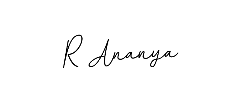 R Ananya stylish signature style. Best Handwritten Sign (BallpointsItalic-DORy9) for my name. Handwritten Signature Collection Ideas for my name R Ananya. R Ananya signature style 11 images and pictures png