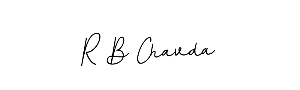 if you are searching for the best signature style for your name R B Chavda. so please give up your signature search. here we have designed multiple signature styles  using BallpointsItalic-DORy9. R B Chavda signature style 11 images and pictures png