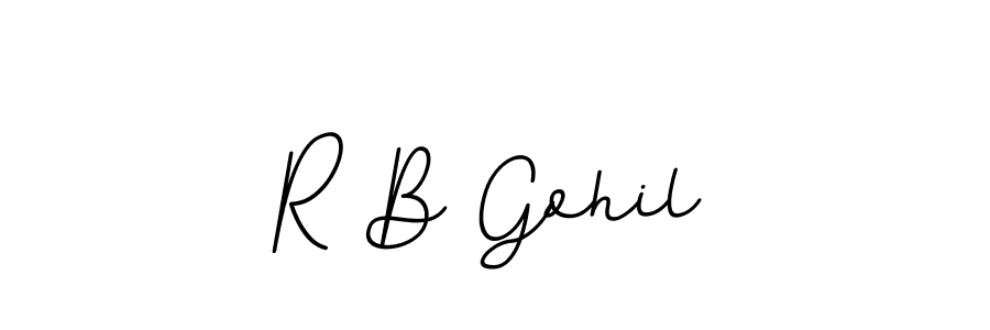 Once you've used our free online signature maker to create your best signature BallpointsItalic-DORy9 style, it's time to enjoy all of the benefits that R B Gohil name signing documents. R B Gohil signature style 11 images and pictures png