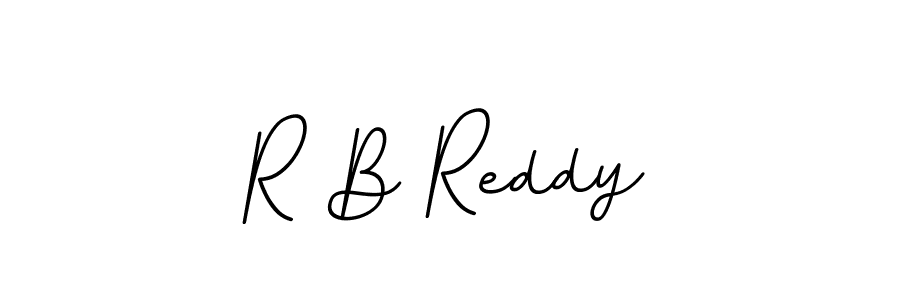 Use a signature maker to create a handwritten signature online. With this signature software, you can design (BallpointsItalic-DORy9) your own signature for name R B Reddy. R B Reddy signature style 11 images and pictures png