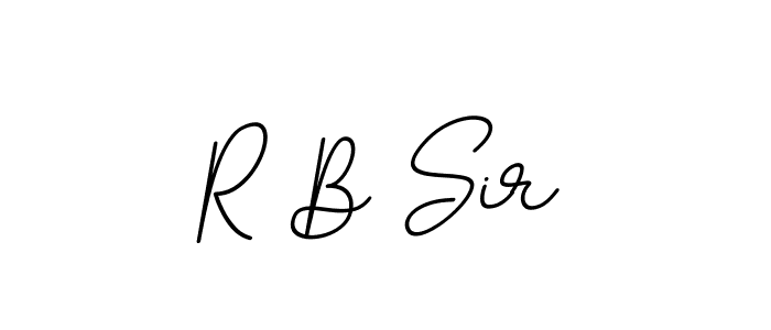 It looks lik you need a new signature style for name R B Sir. Design unique handwritten (BallpointsItalic-DORy9) signature with our free signature maker in just a few clicks. R B Sir signature style 11 images and pictures png