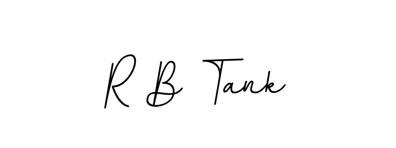 Use a signature maker to create a handwritten signature online. With this signature software, you can design (BallpointsItalic-DORy9) your own signature for name R B Tank. R B Tank signature style 11 images and pictures png
