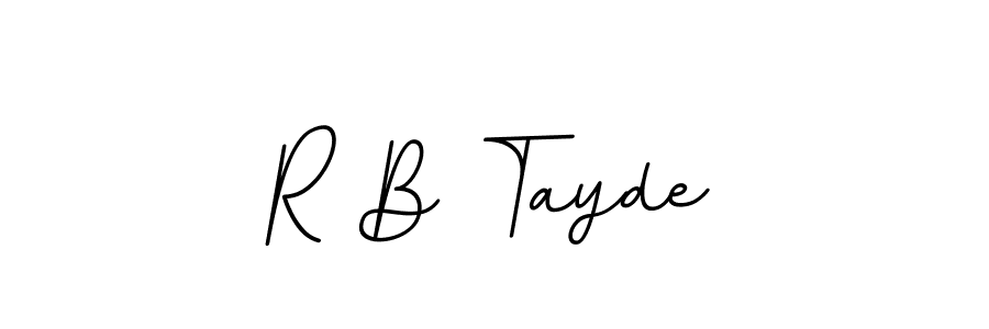 You can use this online signature creator to create a handwritten signature for the name R B Tayde. This is the best online autograph maker. R B Tayde signature style 11 images and pictures png