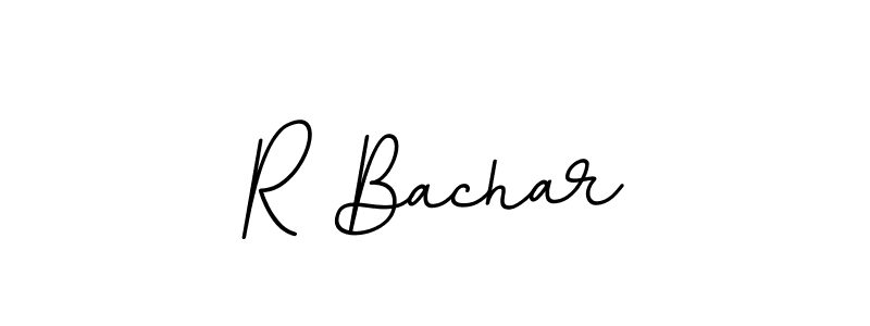 Check out images of Autograph of R Bachar name. Actor R Bachar Signature Style. BallpointsItalic-DORy9 is a professional sign style online. R Bachar signature style 11 images and pictures png