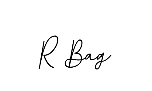 How to make R Bag name signature. Use BallpointsItalic-DORy9 style for creating short signs online. This is the latest handwritten sign. R Bag signature style 11 images and pictures png