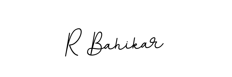 Make a beautiful signature design for name R Bahikar. Use this online signature maker to create a handwritten signature for free. R Bahikar signature style 11 images and pictures png