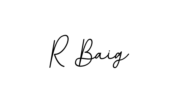 This is the best signature style for the R Baig name. Also you like these signature font (BallpointsItalic-DORy9). Mix name signature. R Baig signature style 11 images and pictures png