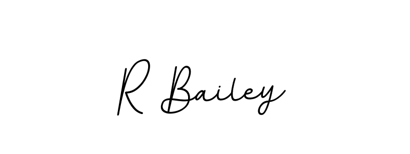 How to make R Bailey name signature. Use BallpointsItalic-DORy9 style for creating short signs online. This is the latest handwritten sign. R Bailey signature style 11 images and pictures png