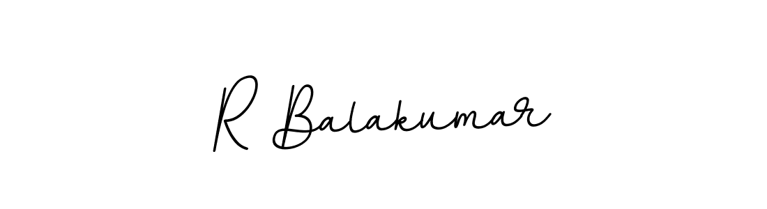 You should practise on your own different ways (BallpointsItalic-DORy9) to write your name (R Balakumar) in signature. don't let someone else do it for you. R Balakumar signature style 11 images and pictures png
