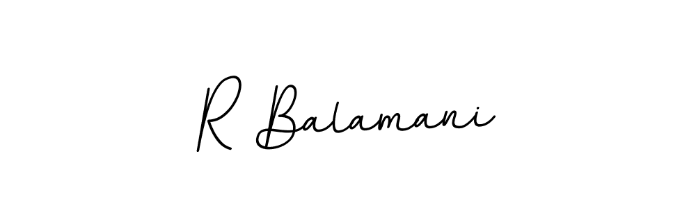 Similarly BallpointsItalic-DORy9 is the best handwritten signature design. Signature creator online .You can use it as an online autograph creator for name R Balamani. R Balamani signature style 11 images and pictures png