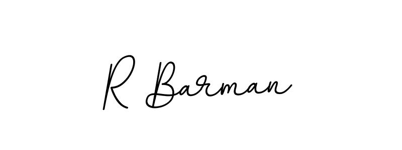 Make a beautiful signature design for name R Barman. With this signature (BallpointsItalic-DORy9) style, you can create a handwritten signature for free. R Barman signature style 11 images and pictures png