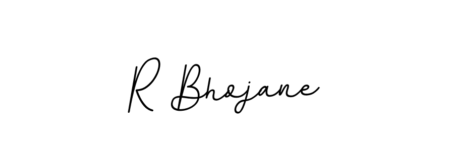 Make a beautiful signature design for name R Bhojane. With this signature (BallpointsItalic-DORy9) style, you can create a handwritten signature for free. R Bhojane signature style 11 images and pictures png