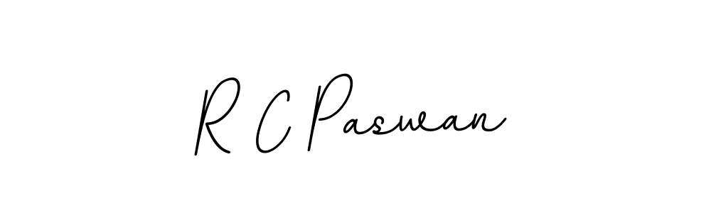 R C Paswan stylish signature style. Best Handwritten Sign (BallpointsItalic-DORy9) for my name. Handwritten Signature Collection Ideas for my name R C Paswan. R C Paswan signature style 11 images and pictures png