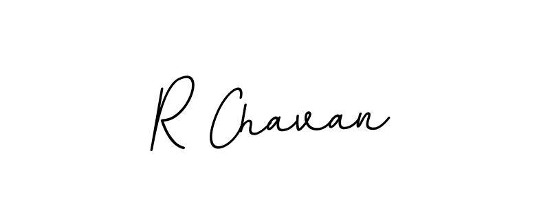 The best way (BallpointsItalic-DORy9) to make a short signature is to pick only two or three words in your name. The name R Chavan include a total of six letters. For converting this name. R Chavan signature style 11 images and pictures png