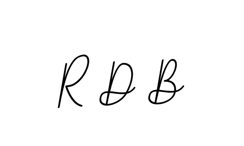 This is the best signature style for the R D B name. Also you like these signature font (BallpointsItalic-DORy9). Mix name signature. R D B signature style 11 images and pictures png