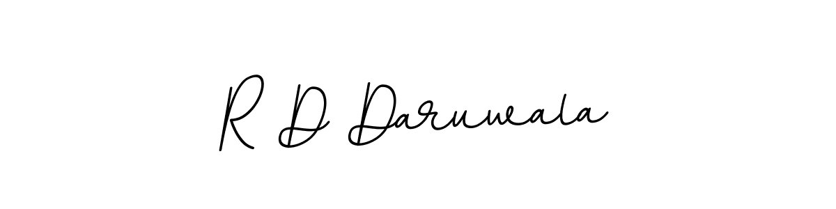 Use a signature maker to create a handwritten signature online. With this signature software, you can design (BallpointsItalic-DORy9) your own signature for name R D Daruwala. R D Daruwala signature style 11 images and pictures png