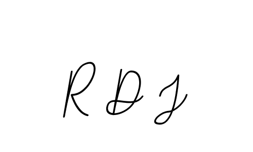 How to make R D J signature? BallpointsItalic-DORy9 is a professional autograph style. Create handwritten signature for R D J name. R D J signature style 11 images and pictures png