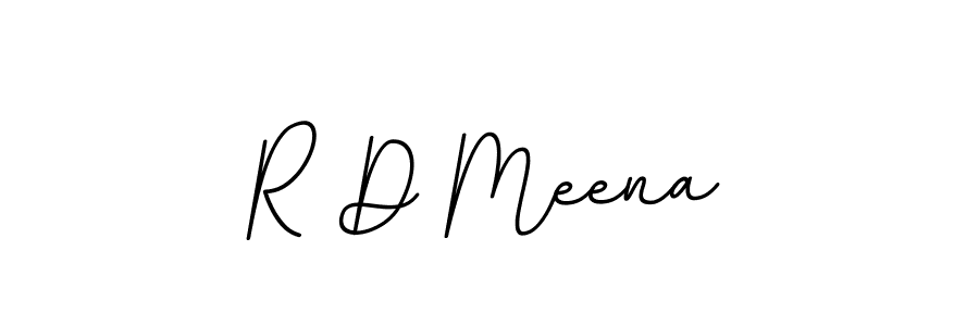 You should practise on your own different ways (BallpointsItalic-DORy9) to write your name (R D Meena) in signature. don't let someone else do it for you. R D Meena signature style 11 images and pictures png