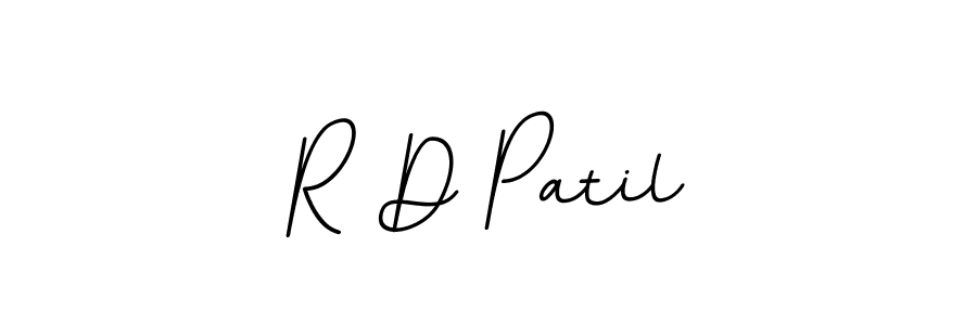 The best way (BallpointsItalic-DORy9) to make a short signature is to pick only two or three words in your name. The name R D Patil include a total of six letters. For converting this name. R D Patil signature style 11 images and pictures png