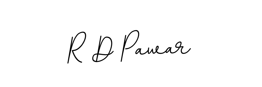 Make a beautiful signature design for name R D Pawar. With this signature (BallpointsItalic-DORy9) style, you can create a handwritten signature for free. R D Pawar signature style 11 images and pictures png