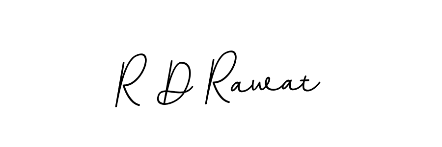 You should practise on your own different ways (BallpointsItalic-DORy9) to write your name (R D Rawat) in signature. don't let someone else do it for you. R D Rawat signature style 11 images and pictures png