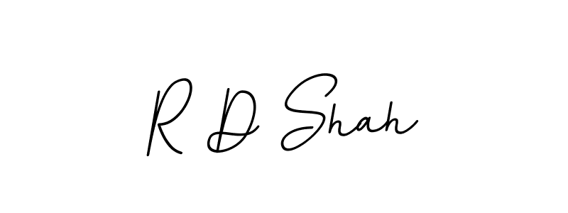 Create a beautiful signature design for name R D Shah. With this signature (BallpointsItalic-DORy9) fonts, you can make a handwritten signature for free. R D Shah signature style 11 images and pictures png