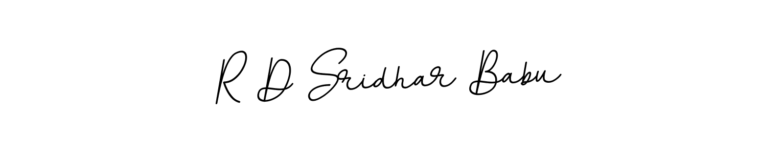 This is the best signature style for the R D Sridhar Babu name. Also you like these signature font (BallpointsItalic-DORy9). Mix name signature. R D Sridhar Babu signature style 11 images and pictures png